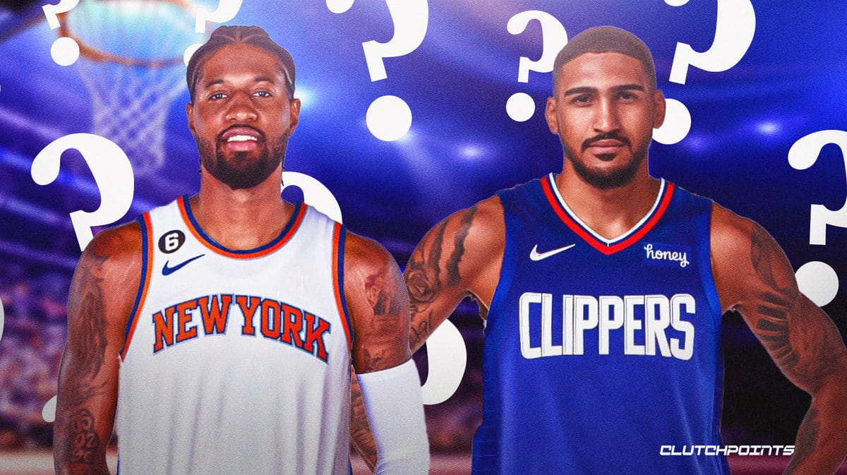 NBA Rumors Knicks Clippers Paul George Trade Offers Revealed   NBA Rumors Knicks Trade Package For Clippers Star Paul George Revealed 