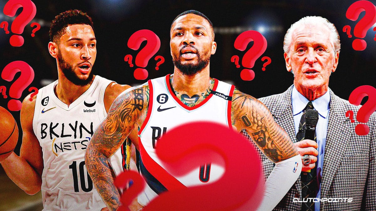 Damian Lillard, Heat, Nets, Trail Blazers, Ben Simmons