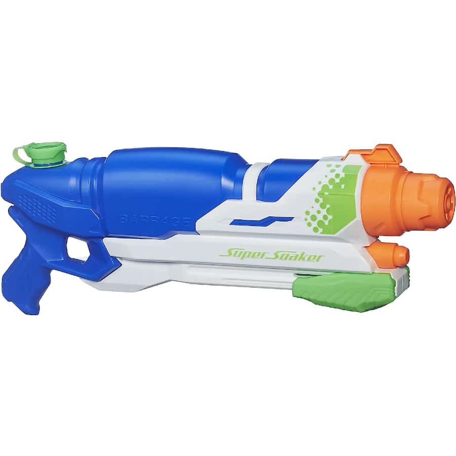 Nerf Super Soaker Barrage on a white background.