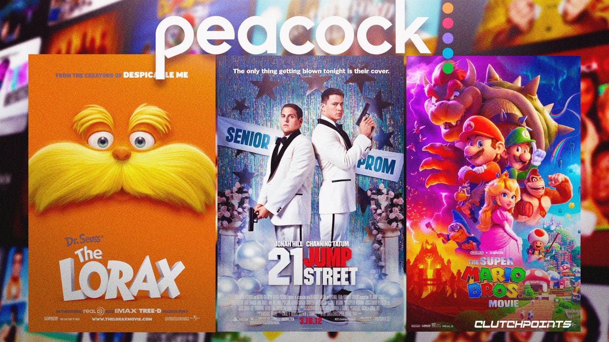 Peacock, August 2023