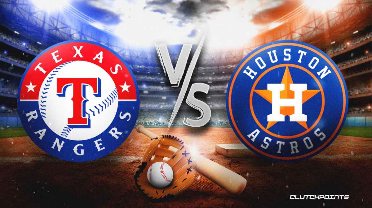 Rangers Astros prediction
