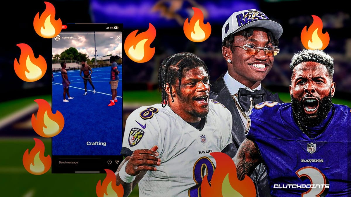 Ravens, Lamar Jackson, Odell Beckham Jr, Ravens training camp, Lamar Jackson Odell Beckham Jr
