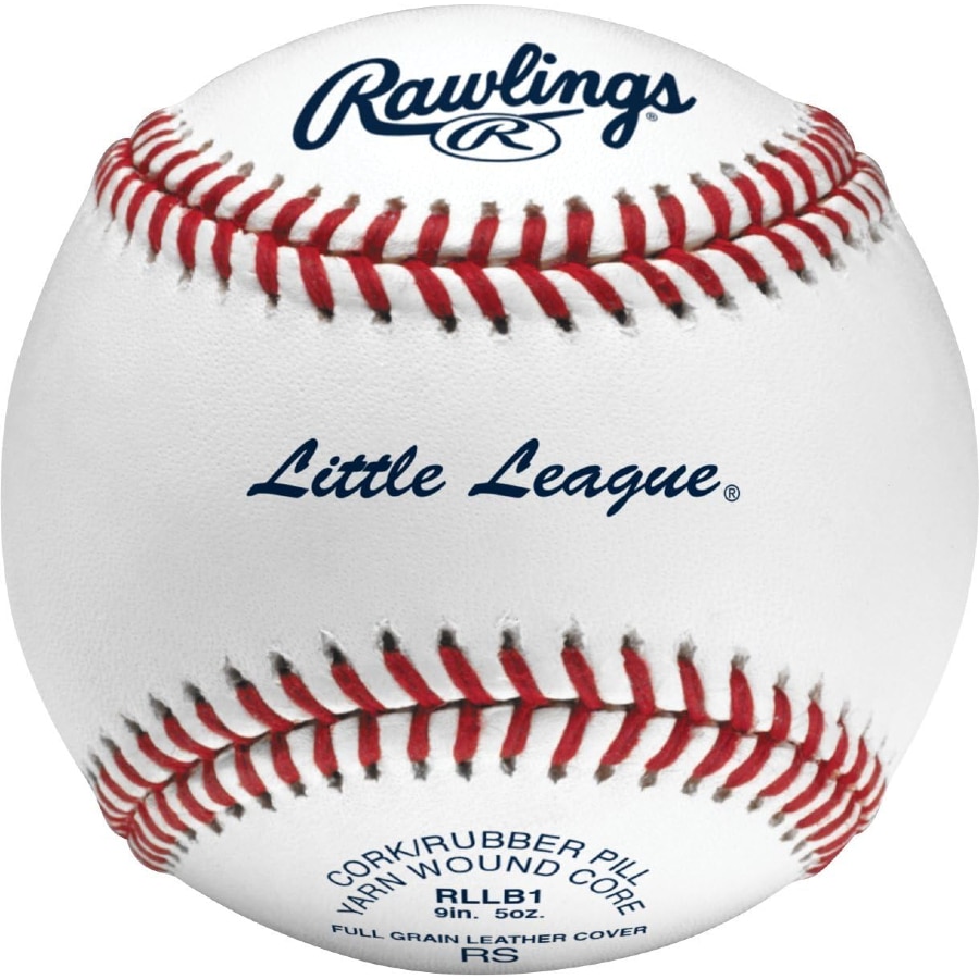 Rawlings Little League Baseballs Competition Grade - 12 count on a white background.