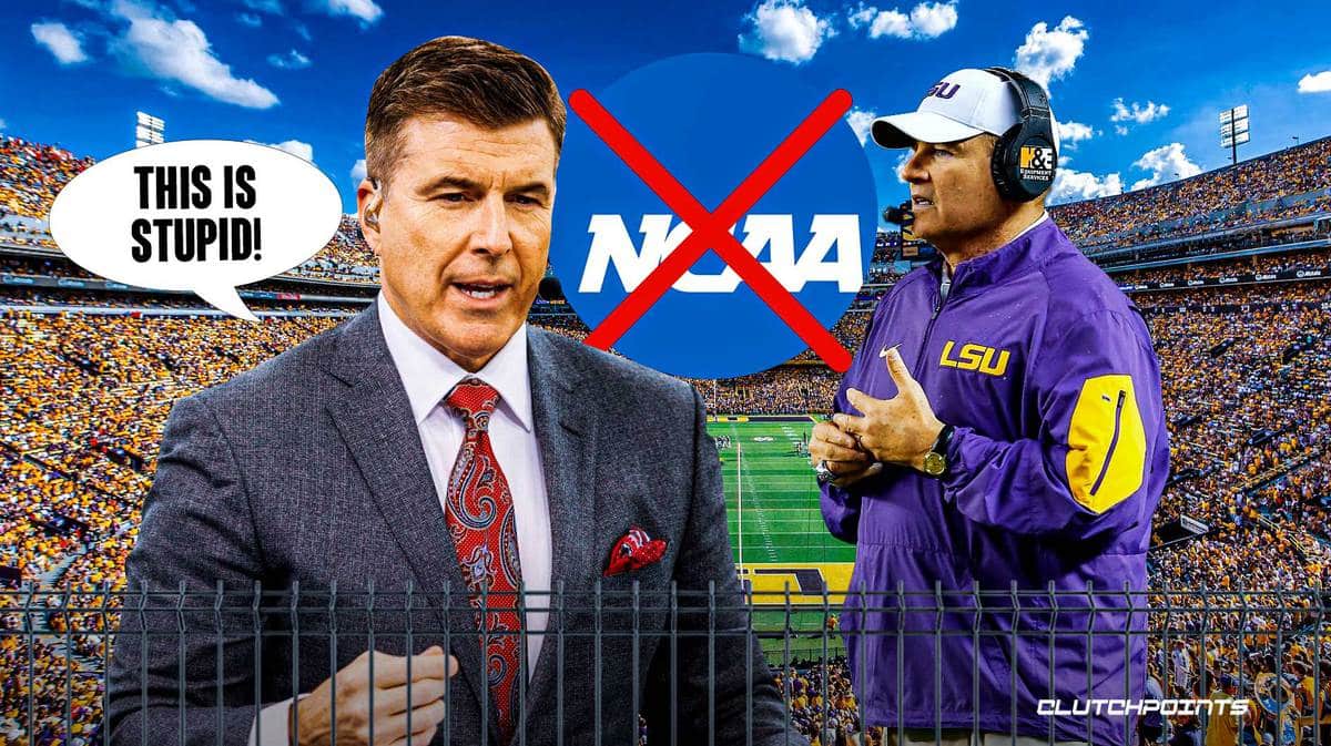 LSU football violations, Rece Davis, Les Miles vacated wins, violations