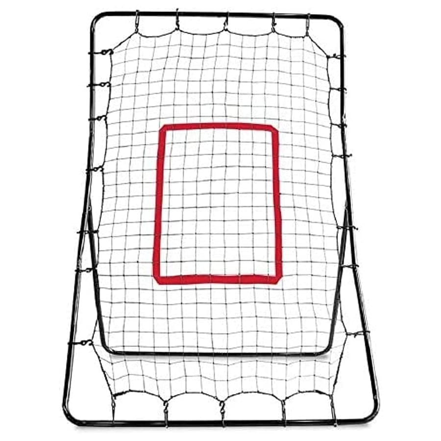 SKLZ PitchBack Baseball and Softball Pitching Net and Rebounder - 2' 9" x 4' 8" on a white background.