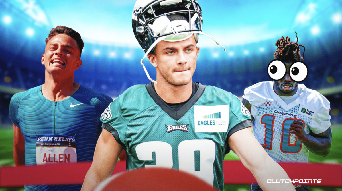 Devon Allen, Tyreek Hill, Philadelphia Eagles