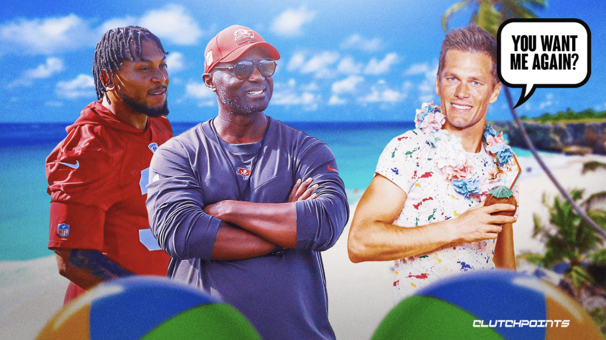 Tom Brady, Todd Bowles, Antoine Winfield, Tampa Bay Buccaneers