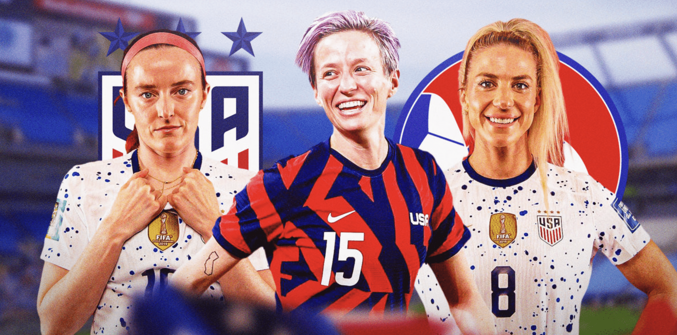 Uswnt World Cup Updates For Megan Rapinoe Rose Lavelle Julie Ertz