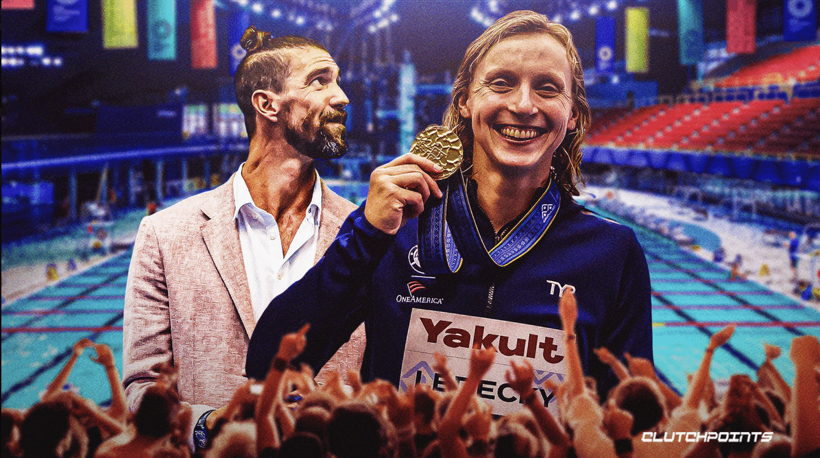 Katie Ledecky, Michael Phelps, olympics, gold medal