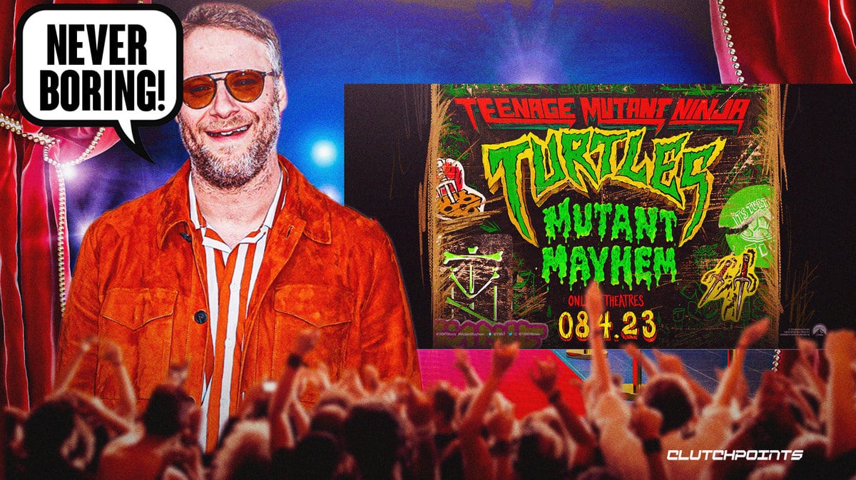 Seth Rogen delivers energetic update to Teenage Mutant Ninja Turtles