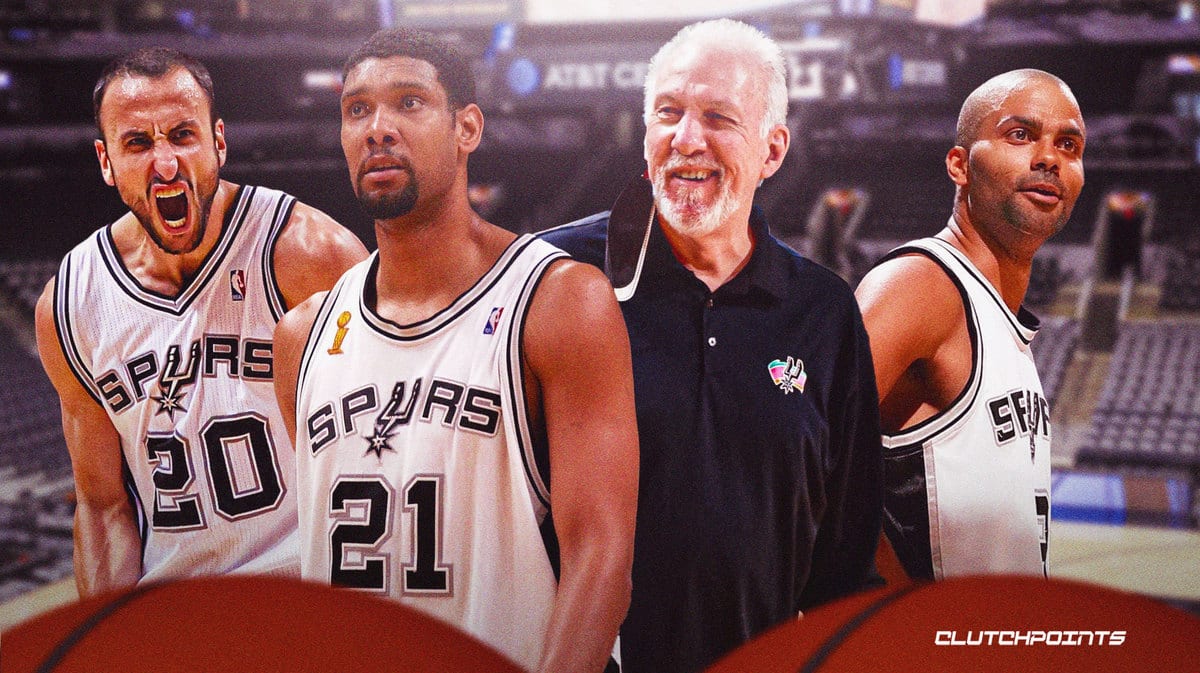 Spurs, Manu Ginobili, Tim Duncan, Gregg Popovich, Tony Parker