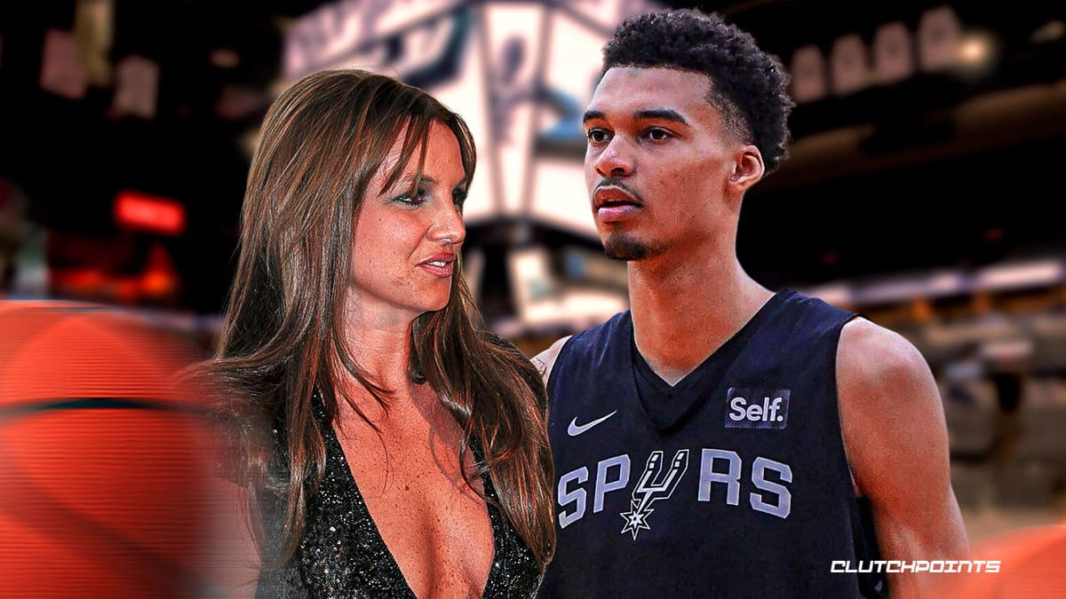 Spurs, Britney Spears. Victor Wembanyama