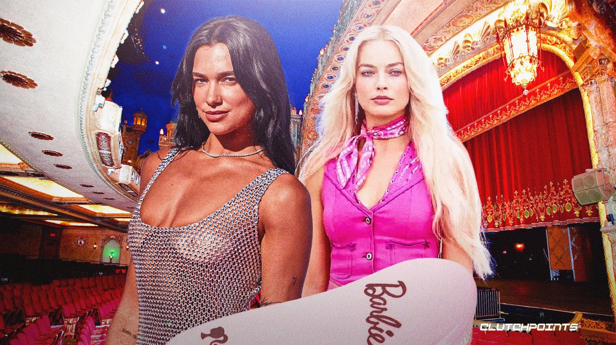 dua lipa barbie sheer dress Dua Lipa Wears Sheer Dress for 'Barbie' Movie Premiere: Photos