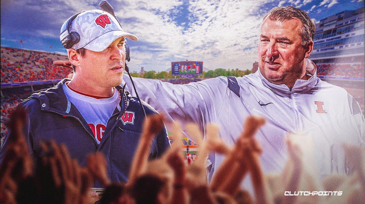 Illinois football Bret Bielema Jim Leonhard Wisconsin staff