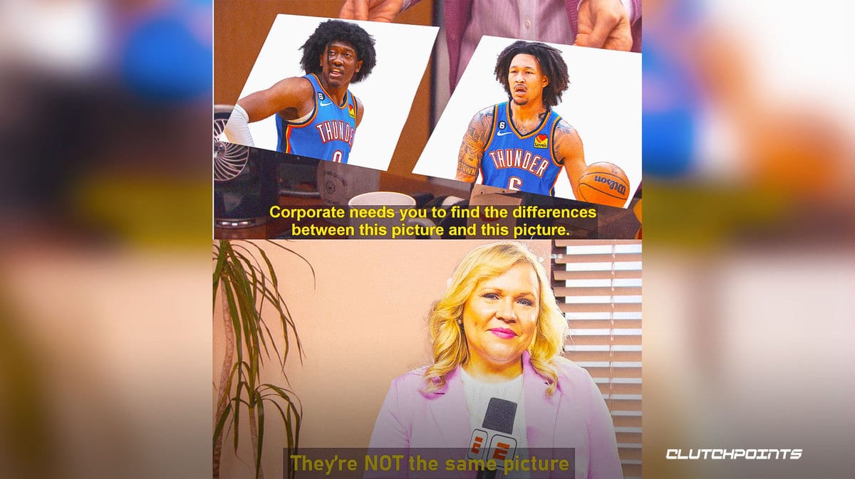 Thunder, Jaylin Williams, Jalen Williams, Holly Rowe, 2023 NBA Summer League
