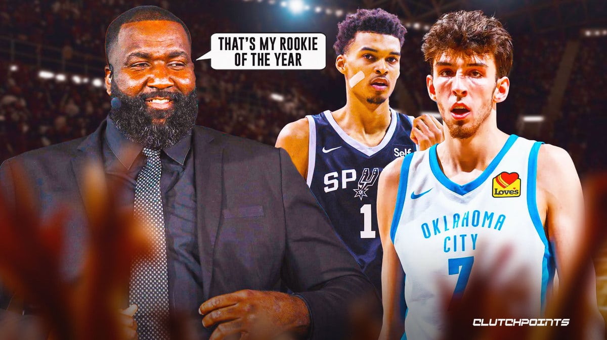Victor Wembanyama, Chet Holmgren, Kendrick Perkins, Oklahoma City Thunder