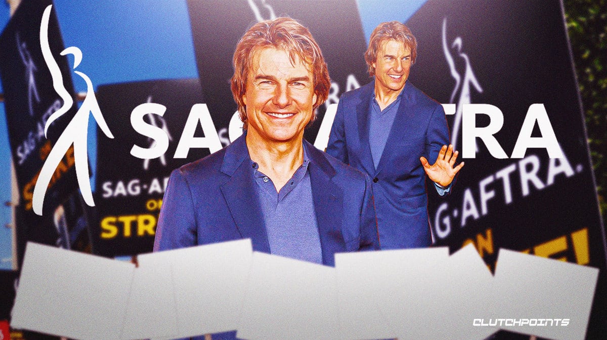 Tom Cruise, SAG-AFTRA strike, white picket signs