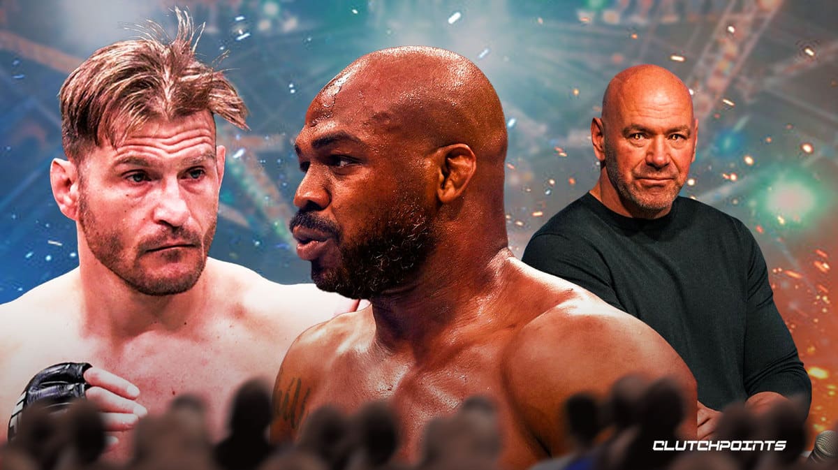 Jon Jones, Stipe Miocic, Dana White