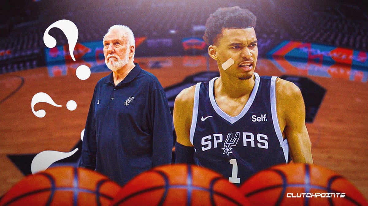 Victor Wembanyama, Gregg Popovich, Spurs