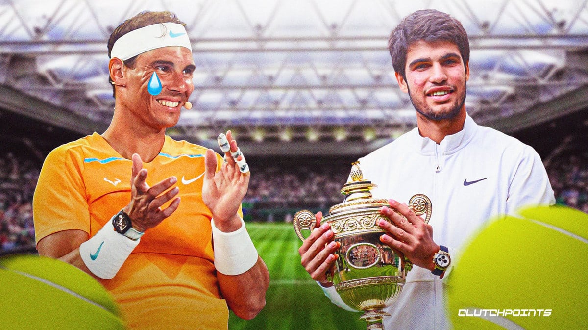 Carlos Alcaraz congratulated Rafael Nadal after historic Wimbledon win