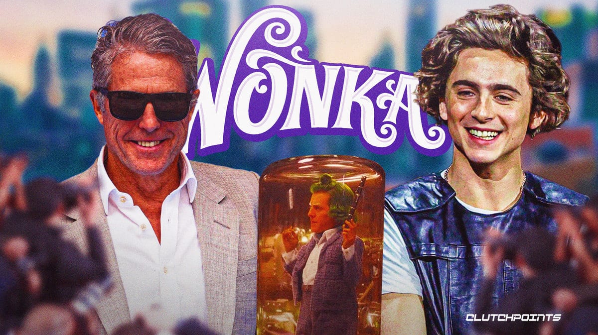 Hugh Grant, Wonka, Oompa Loompa, Timothée Chalamet