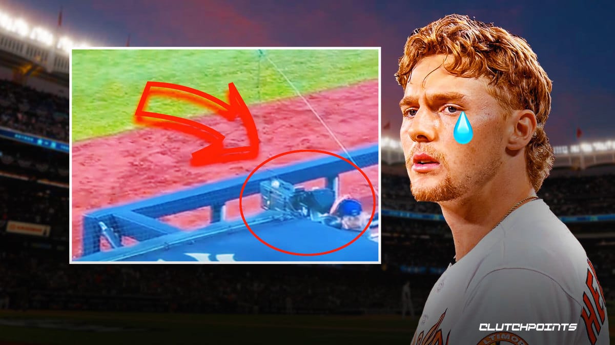 Cameraman at Yankee Stadium injured by wild throw from Orioles