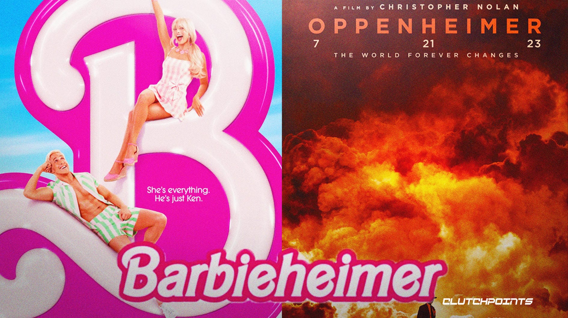 Barbie-Oppenheimer rivalry sparks 'Barbieheimer' mashups