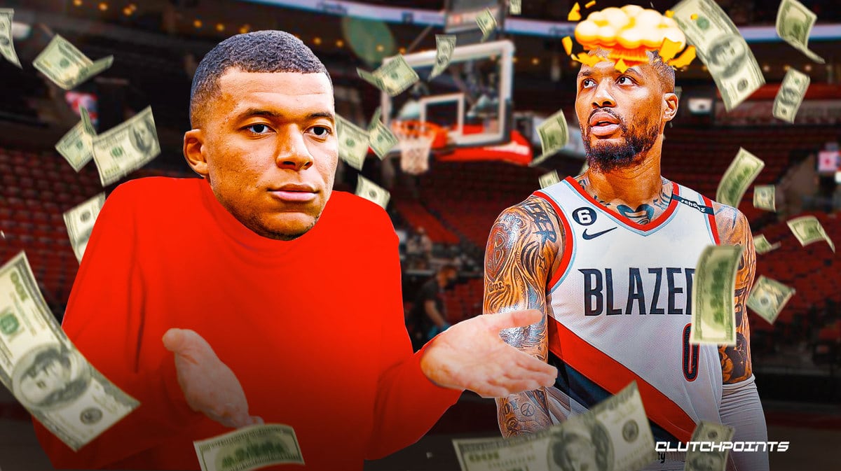 Blazers, Damian Lillard, Kylian Mbappe