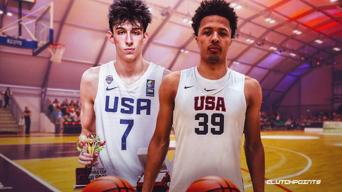 cade cunningham, chet holmgren, team usa, fiba world cup, team usa training camp