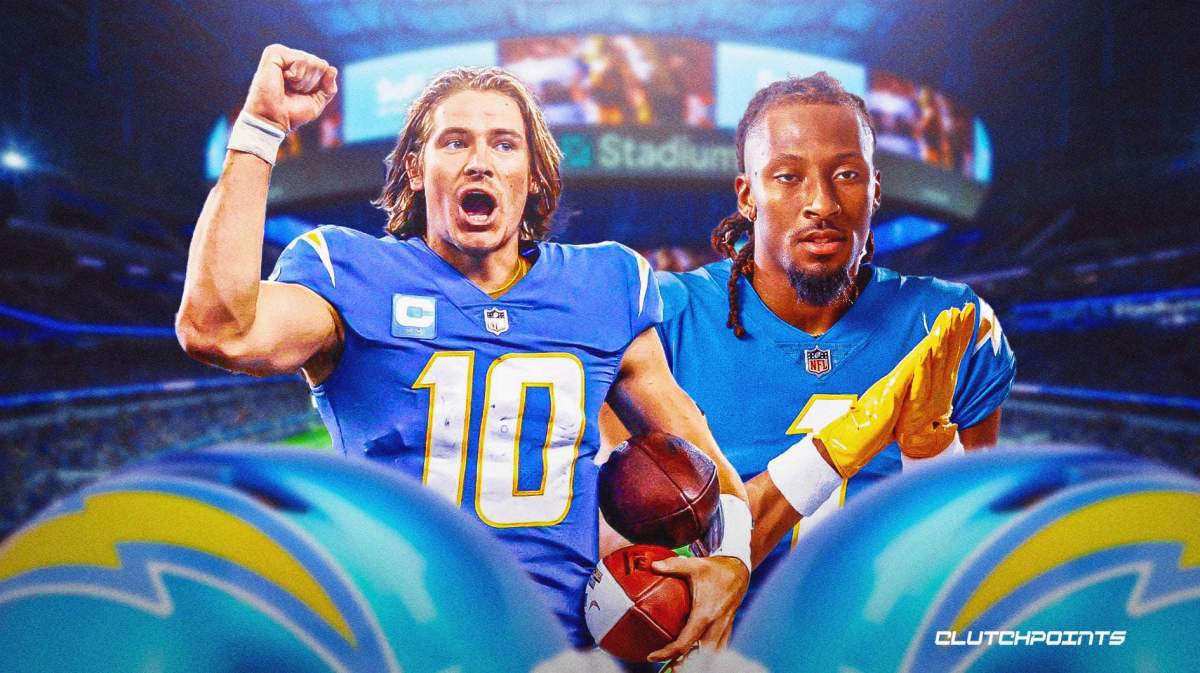 chargers, justin herbert, quentin johnston, chargers justin herbert, chargers training camp