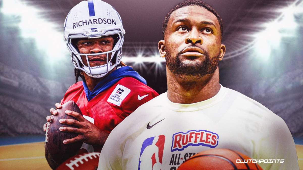 Colts QB Anthony Richardson DK Metcalf Basketball