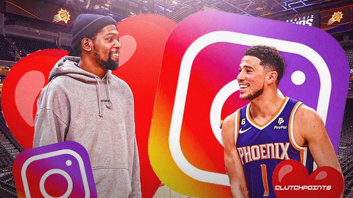 Devin Booker, Kevin Durant, Phoenix Suns