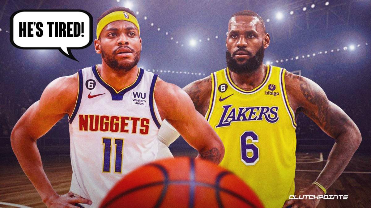 lakers, lebron james, lakers bruce brown, bruce brown, nuggets