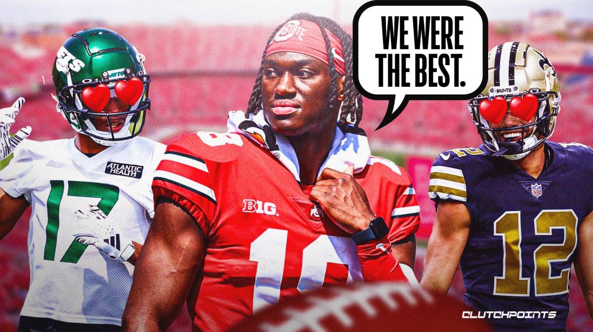 Ohio State football, Marvin Harrison Jr. Garrett Wilson, Chris Olave, Jameson Williams