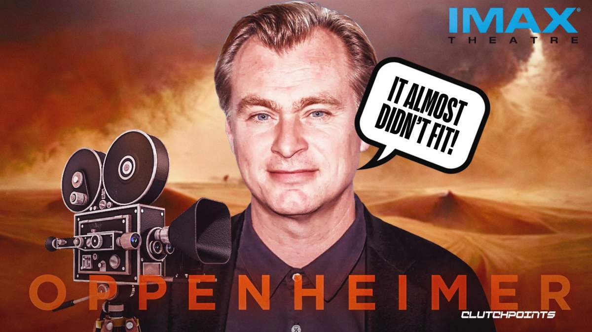 film camera reel, Oppenheimer, Christopher Nolan, 'It almost didn't fit!', IMAX