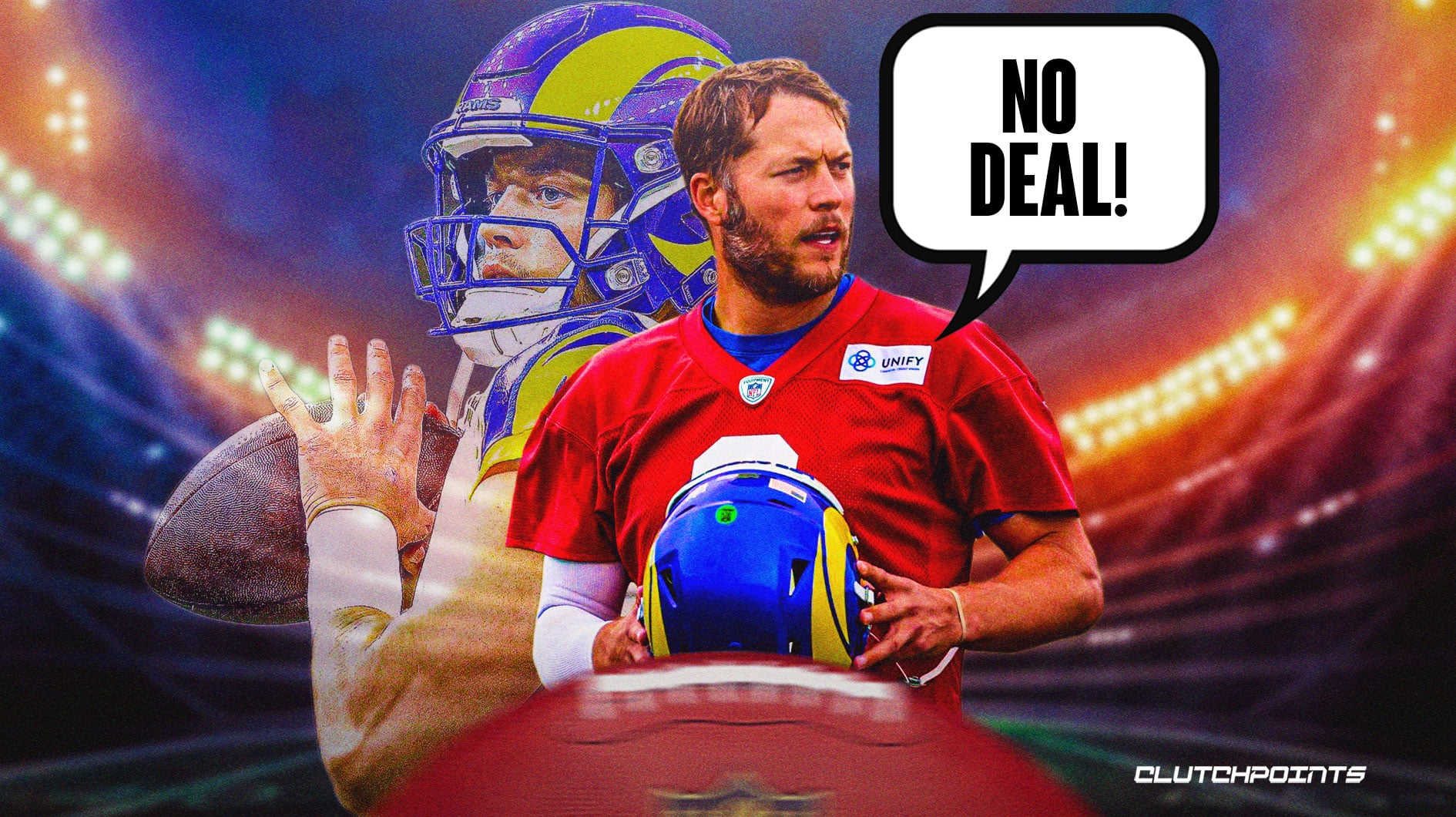 Matthew Stafford declined to renegotiate his Rams contract