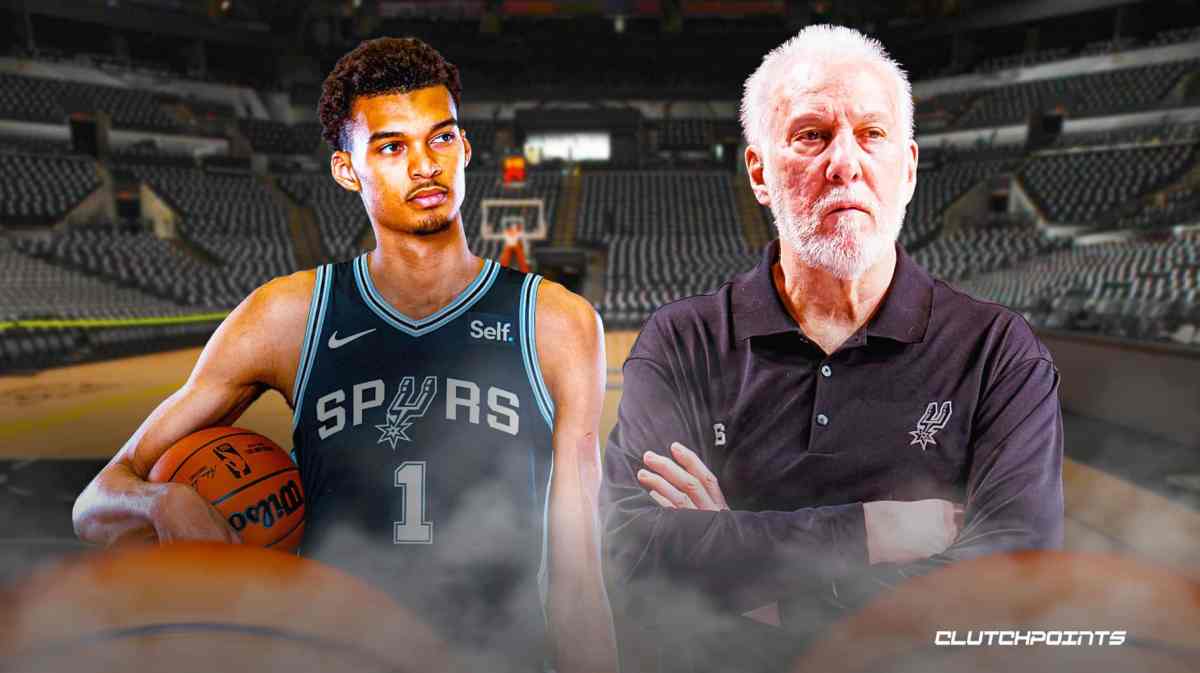 Victor Wembanyama, Gregg Popovich, San Antonio Spurs