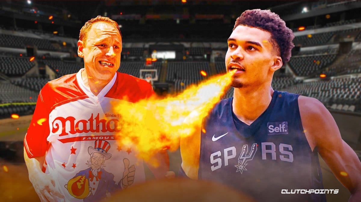 Joey Chestnut, San Antonio Spurs, Victor Wembanyama