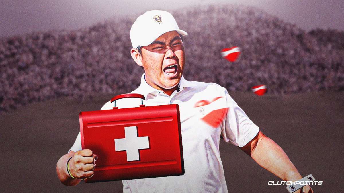 The Open Championship Tom Kim cut ankle injury