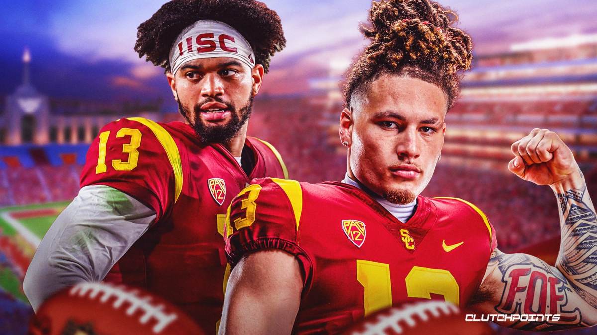 usc football, usc caleb williams, usc mason cobb, caleb williams, mason cobb