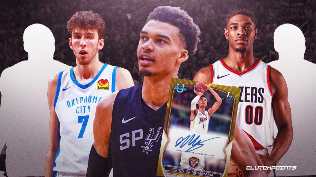 Victor Wembanyama, Spurs, Chet Holmgren, Thunder, Scoot Henderson, Trailblazers, Cards, NBA