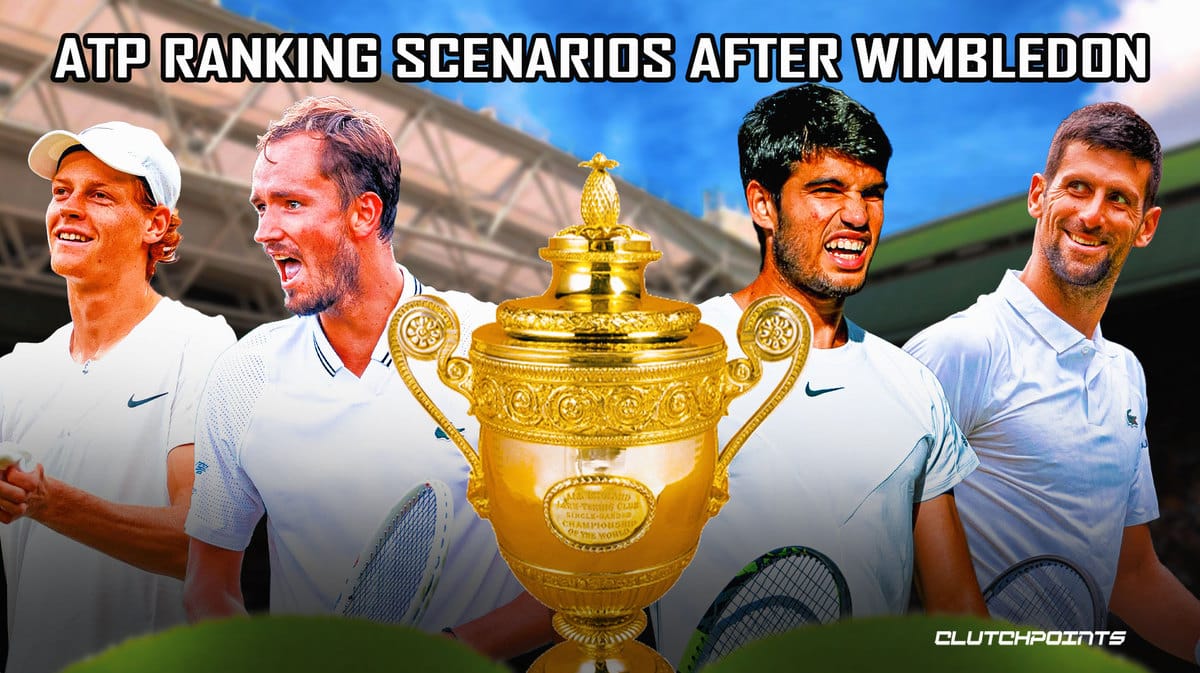 Wimbledon, Carlos Alcaraz, Novak Djokovic, Janik Sinner, Daniil Medvedev