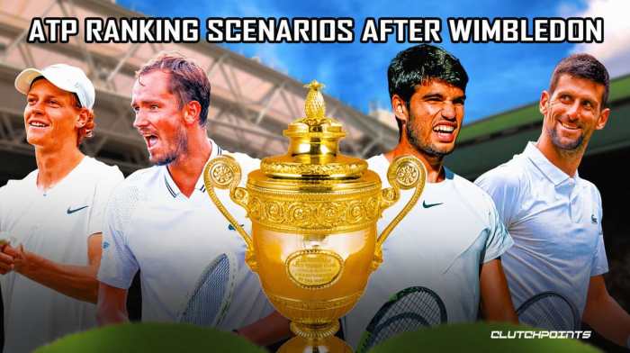 Wimbledon, Carlos Alcaraz, Novak Djokovic, Janik Sinner, Daniil Medvedev
