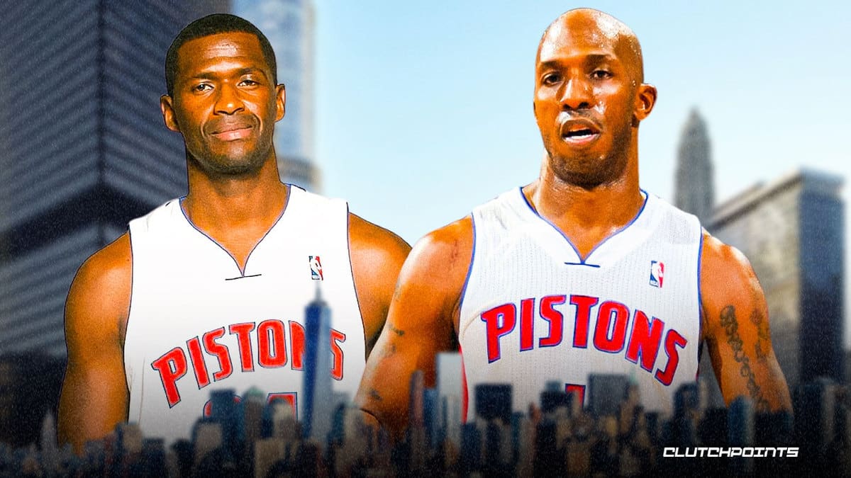 Antonio McDyess, Chauncey Billups, Detroit Pistons