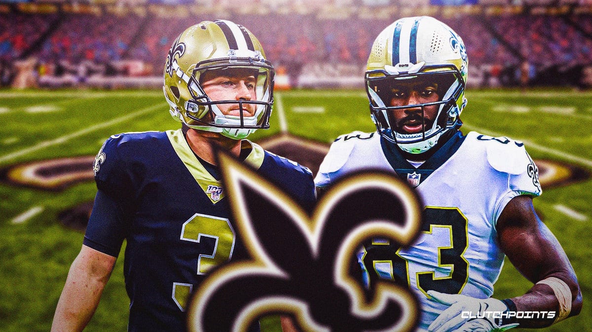 Saints, Saints roster, Saints depth chart, Wil Lutz, Juwan Johnson