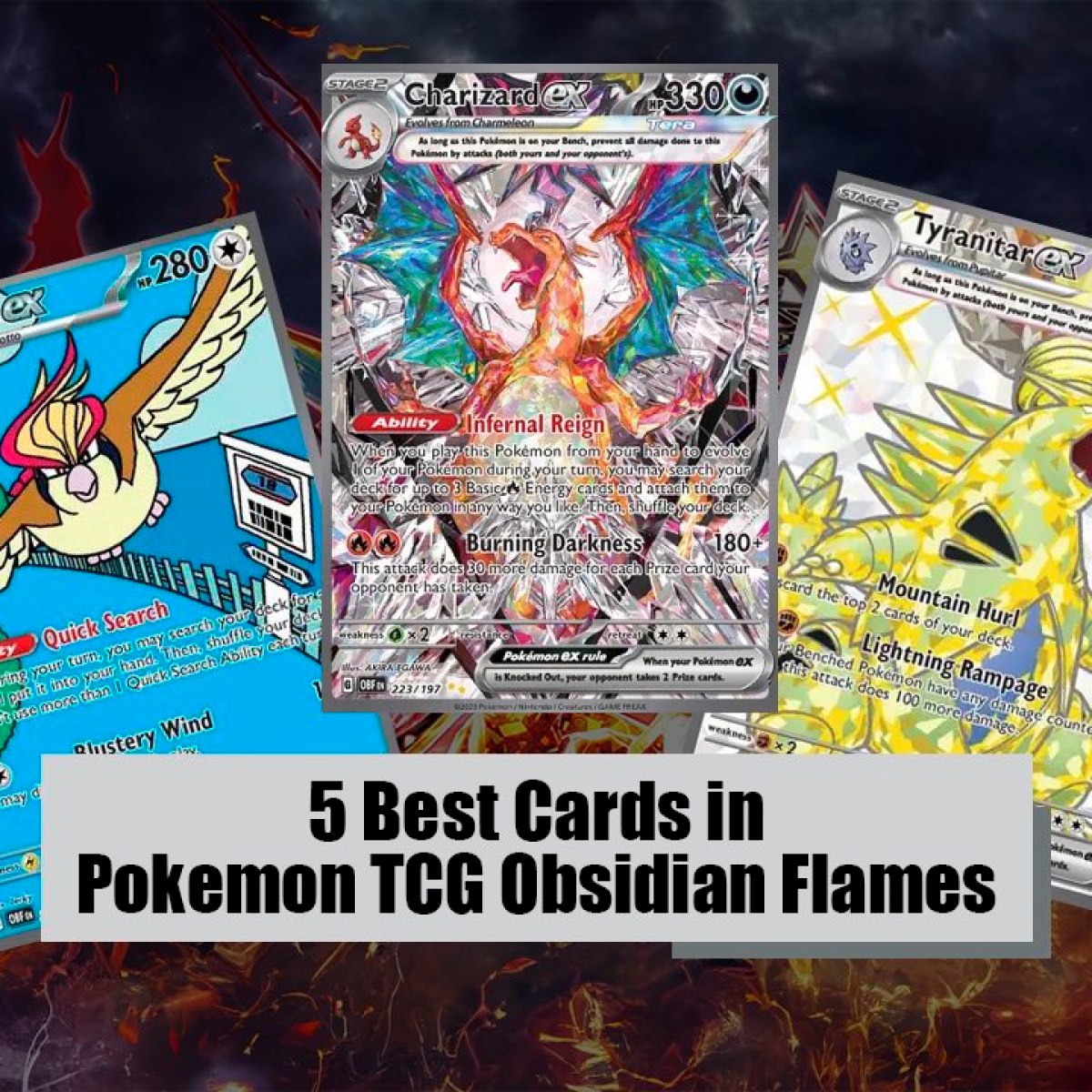 5 Best Cards in Pokemon TCG Obsidian Flames