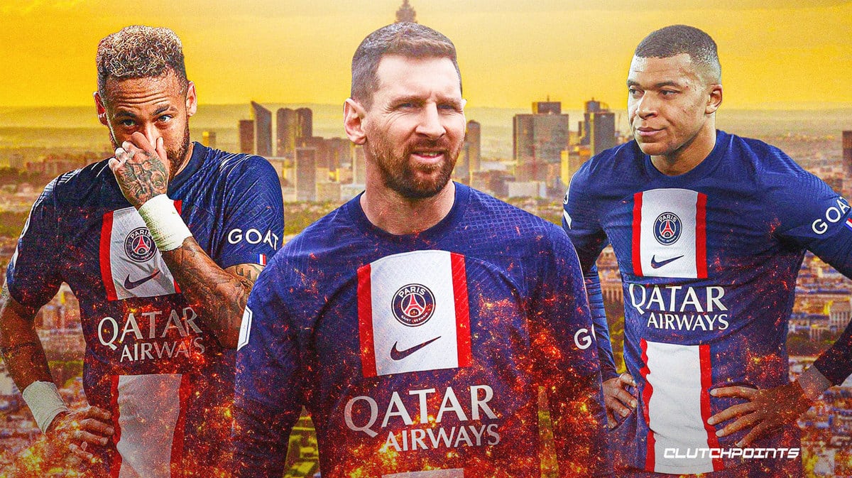 Messi, Neymar And Mbappé Model The New PSG Home Jersey For 2023