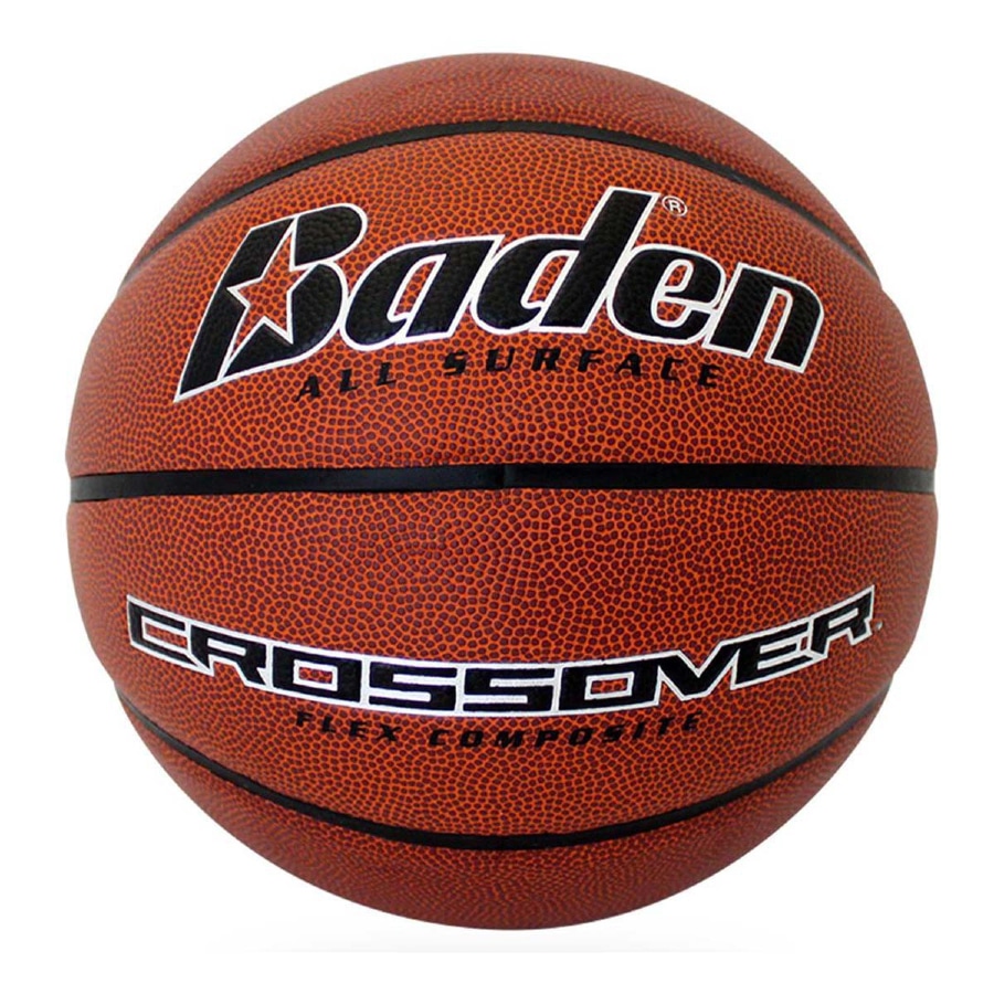 Baden Crossover Basketball - Brown on a white background.