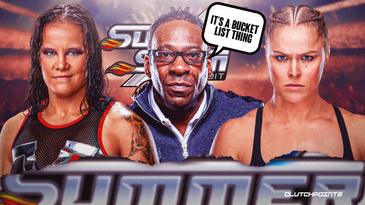 WWE, Booker T, Ronda Rousey, Shayna Baszler, Michael Cole,