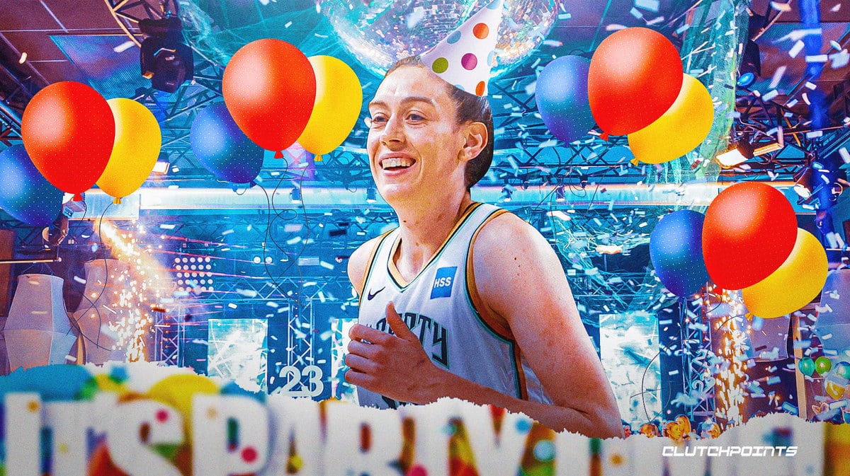 New York Liberty Breanna Stewart birthday gesture signature shoe